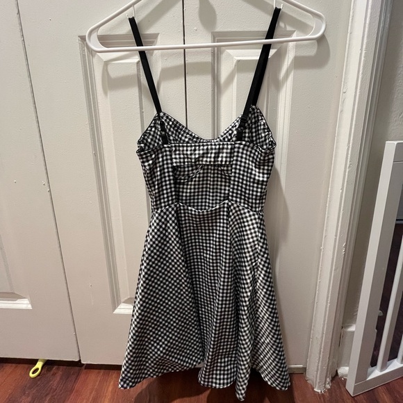 Cherry checkered corset sun dress - Picture 2 of 2